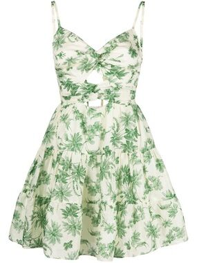 Nances palm-tree-print minidress from SANDRO